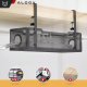 Alogy Organizer kabli pod blat półka na kable listwe przewody blat biurko biurkowy metalowy Alogy 34cm Czarny 4