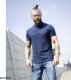 Ardon ARDONZIDYN - Męska koszulka polo z wstępnie pranej bawełny odporniejszej na blaknięcie kolorów materiał z silikonowym wykończeniem - brązowy 2XL 5