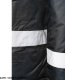 Kurtka męska Polstar ORKU - Kurtka parka RIVAL zapięcie zamek listwa kaptur ocieplany odpinany kołnierz ocieplony polarem odblaski pasy - czarno-żółty (ca) 4XL. 17