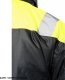 Kurtka męska Polstar ORKU - Kurtka parka RIVAL zapięcie zamek listwa kaptur ocieplany odpinany kołnierz ocieplony polarem odblaski pasy - czarno-żółty (ca) 4XL. 18
