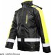 Kurtka męska Polstar ORKU - Kurtka parka RIVAL zapięcie zamek listwa kaptur ocieplany odpinany kołnierz ocieplony polarem odblaski pasy - czarno-żółty (ca) 4XL. 3