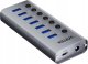 HUB USB Unitek USB A 3.0 7w1, 5Gbps z przełącznikami portów 1
