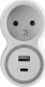 Plastrol Rozgałęźnik sieciowy jednokrotny + USB-A + USB-C 3