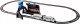 LeanToys Kolejka na Baterie 244 cm + Dworzec Wagon LEAN Toys 1