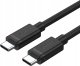 Kabel USB Unitek USB-C - USB-C 2 m Czarny (Y-C477BK01-2M) 1