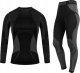 Alpinus ML Bielizna termoaktywna damska Alpinus Active Base Layer Set czarno-szara GT43253 3