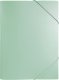 Biurfol Teczka rysunkowa z gumką A4 plastikowa PP soft touch zielona BIURFOL 1