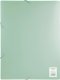 Biurfol Teczka rysunkowa z gumką A4 plastikowa PP soft touch zielona BIURFOL 2