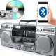 Radioodtwarzacz Muse BOOMBOX M-380 GBS GHETTO srebrny 3