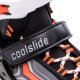 CoolSlide Dziecięce łyżwy rekreacyjne Coolslide HANOVER YB black/orange rozmiar 31-34 4