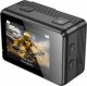 Kamera Hoco HOCO kamera sportowa z dwoma wyświetlaczami 1,3" + 2" anti-shake IPS 4K DV102 czarna 2