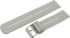 Pacific Pasek gumowy do zegarka U27 - jasny szary/srebrny - 20mm 1