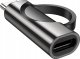 Adapter USB Hoco adapter Typ C (męski) do Typ C (żeński) z wyświetlaczem 2,4A 100W UA32 czarny 1