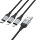 Kabel USB Hoco USB-A - USB-C 1 m Czarny 2