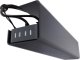 Alogy Organizer kabli pod blat półka na kable listwe przewody blat biurko biurkowy Alogy 55cm Czarny 15