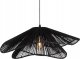 Lampa wisząca Leitmotiv Lampa do jadalni nad stół SOMBRERA, klosz z plecionki, Ø 60 cm 1