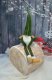 Saska Garden SKRZAT KRASNAL GNOM DEKORACYJNY 30+15CM ZIELONY 2