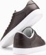 Ombre Męskie klasyczne buty sneakersy z wysoką podeszwą  ciemnobrązowe V2 OM-FOCS-0165 46 5