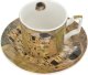 DUO Komplet 2 filiżanek do espresso 110 ml + spodki The Kiss 7