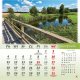 Artsezon Kalendarz wieloplanszowy Polskie klimaty 2025 Rozkład miesięczny 33x33cm 1