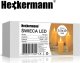 Dekoracja świąteczna Heckermann Świeca LED Heckermann RF-0001 8