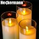 Dekoracja świąteczna Heckermann Świeca LED Heckermann 16400 3szt 4