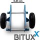Wózek narzędziowy Bituxx Wózek transportowy do płyt OSB GK MDF do 275kg 14