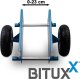 Wózek narzędziowy Bituxx Wózek transportowy do płyt OSB GK MDF do 275kg 10