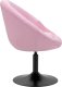 Activeshop 4Rico fotel obrotowy QS-BL12B aksamit różowe 3