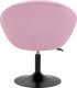 Activeshop 4Rico fotel obrotowy QS-BL12B aksamit różowe 4