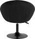 Activeshop 4Rico fotel obrotowy QS-BL12B aksamit czarny 3