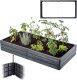 Kadax KADAX Warzywniak Podwyższona Grządka Skrzynia Ogrodowa Rabata Antracyt 150x75cm 1