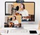 Kamera internetowa Zenwire Kamera Internetowa z Mikrofonem do Komputera USB 3.0 Zaślepka Full HD 1080p Zenwire W1 5