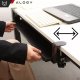 Alogy Uchwyt na mysz i klawiaturę pod biurko Alogy Desk Mount stojak podstawka Czarny 3