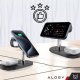Ładowarka Alogy Ładowarka indukcyjna 3w1 do telefonu zegarka słuchawek  Alogy Qi Charger do Apple iPhone Watch AirPods Czarna 11