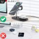 Ładowarka Alogy Ładowarka indukcyjna 3w1 do telefonu zegarka słuchawek  Alogy Qi Charger do Apple iPhone Watch AirPods Czarna 4