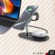 Ładowarka Alogy Ładowarka indukcyjna 3w1 do telefonu zegarka słuchawek  Alogy Qi Charger do Apple iPhone Watch AirPods Czarna 10