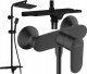 Bateria prysznicowa Hansgrohe Shower faucet Hansgrohe Vernis Blend, 71640670, black matte 1