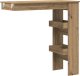 vidaXL vidaXL Ścienny stolik barowy, dąb artisan, 102x45x103,5 cm 2