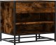vidaXL vidaXL Ławka na buty Dąb wędzony 60x40x53,5 cm Drewno klejone i metal 2