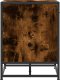 vidaXL vidaXL Ławka na buty Dąb wędzony 60x40x53,5 cm Drewno klejone i metal 5