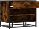 vidaXL vidaXL Ławka na buty Dąb wędzony 60x40x53,5 cm Drewno klejone i metal 7