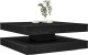 vidaXL vidaXL Stolik kawowy obrotowy 360 stopni czarny dąb 90x90x34,5 cm 1