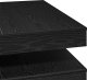 vidaXL vidaXL Stolik kawowy obrotowy 360 stopni czarny dąb 90x90x34,5 cm 7