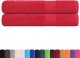 vidaXL vidaXL Ręczniki do sauny, 2 szt., czerwone, 80x200 cm, bawełna 100% 1