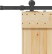 vidaXL vidaXL Drzwi przesuwne z osprzętem, 70x210 cm, lite drewno sosnowe 5