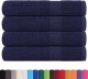 vidaXL vidaXL Ręczniki 4 szt. Granatowy 100x200 cm 360 gsm 100% bawełna 1