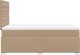 vidaXL Łóżko kontynentalne z materacem cappuccino 80x200 cm 9