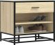 vidaXL vidaXL Ławka na buty Sonoma Oak 60x40x53,5 cm Drewno klejone i metal 1