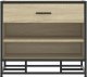 vidaXL vidaXL Ławka na buty Sonoma Oak 60x40x53,5 cm Drewno klejone i metal 4